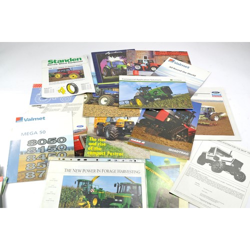 460 - Tractor and Machinery Literature comprising sales brochures and leaflets from Versatile, Case, Same ... 