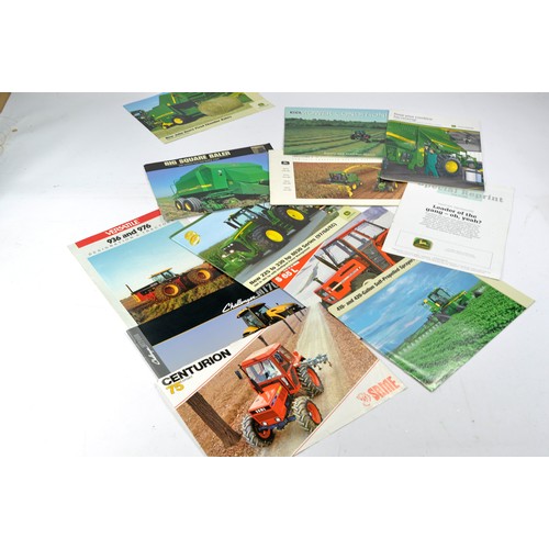 460 - Tractor and Machinery Literature comprising sales brochures and leaflets from Versatile, Case, Same ... 