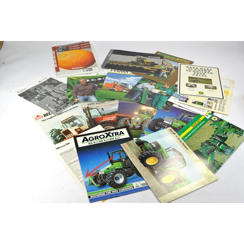 463 - Tractor and Machinery Literature comprising sales brochures and leaflets from Challenger, John Deere... 