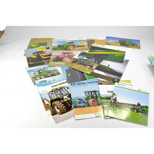 464 - Tractor and Machinery Literature comprising sales brochures and leaflets from Challenger, Fendt, Joh... 