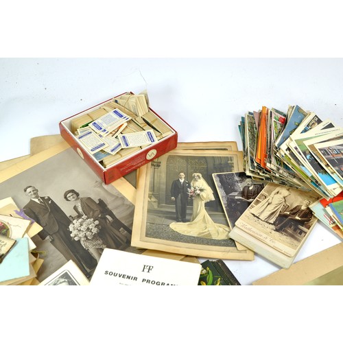 1577 - A very large group of general ephemera comprising a selection of Victorian photo albums with some ph... 