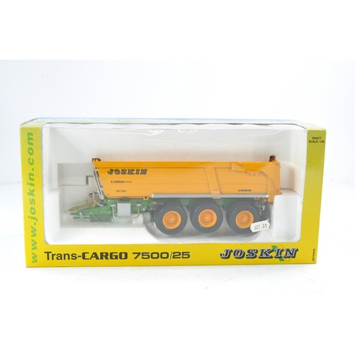 492 - ROS 1/32 farm issue comprising Joskin Trans Cargo triaxle Trailer. Looks to be without fault and sec... 