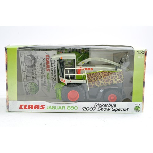 499 - Norscot 1/32 farm issue comprising Claas 890 Jaguar Forage Harvester Rickerby Show Edition 2007. Gen... 