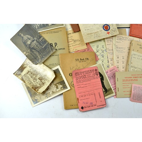 1569 - War related and historical Ephemera group comprising many dozen items of interest dating first and s... 