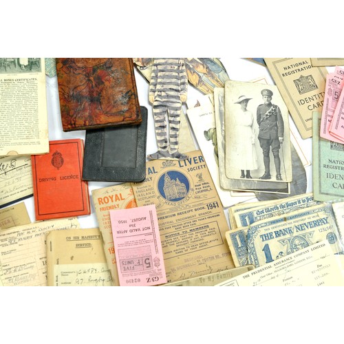 1569 - War related and historical Ephemera group comprising many dozen items of interest dating first and s... 