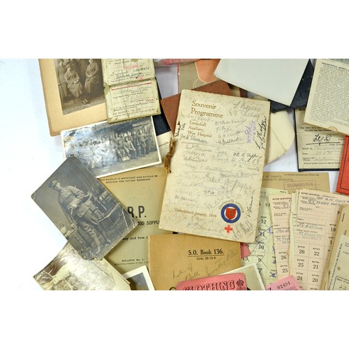 1569 - War related and historical Ephemera group comprising many dozen items of interest dating first and s... 