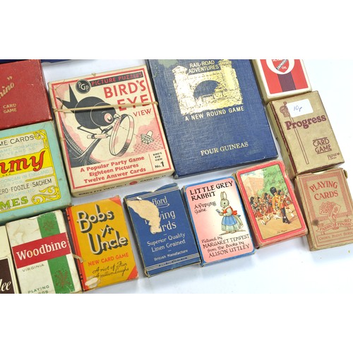 1571 - Assorted vintage Card Games including Scarce Early Airfix Magic Ball Series Toy comprising 'Greyhoun... 