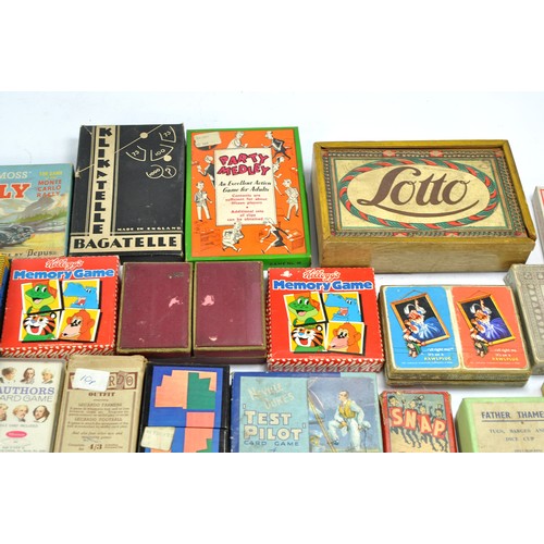 1571 - Assorted vintage Card Games including Scarce Early Airfix Magic Ball Series Toy comprising 'Greyhoun... 