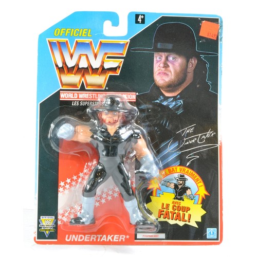 1047 - Hasbro WWF World Wrestling Federation 1992 figure comprising Undertaker. Excellent, unopened on good... 