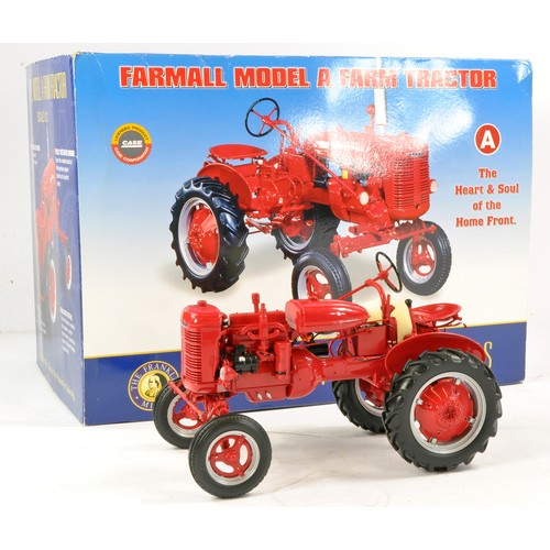 506 - Franklin Mint 1/12 Farm issue comprising High Detail Farmall Model A Tractor. Model looks to be with... 