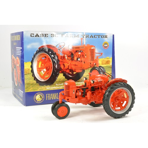 507 - Franklin Mint 1/12 Farm issue comprising High Detail Case SC Tractor. Model looks to be without faul... 