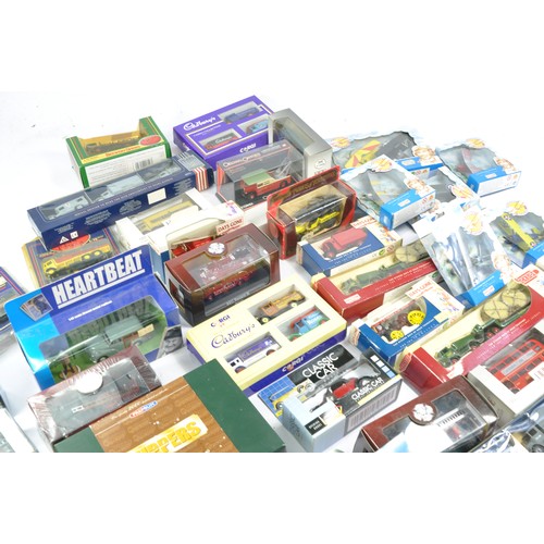 511 - A large collection of approx 70 diecast issues from EFE, Oxford, Lledo, Trackside etc comprising com... 