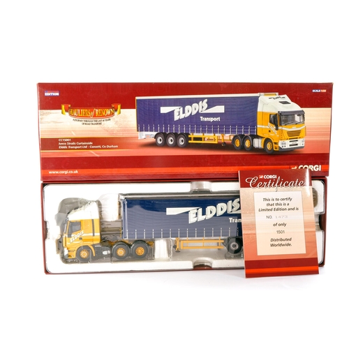 13 - Corgi Diecast Model Truck issue comprising No. CC15001 Iveco Stralis Curtainside in the livery of El... 