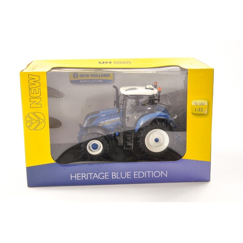 138 - Universal Hobbies 1/32 Farm Issue comprising New Holland Heritage Blue Edition Tractor. Appears Exce... 