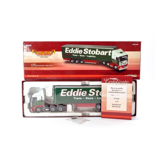 14 - Corgi Diecast Model Truck issue comprising No. CC15002 Iveco Stralis Curtainside in the livery of Ed... 