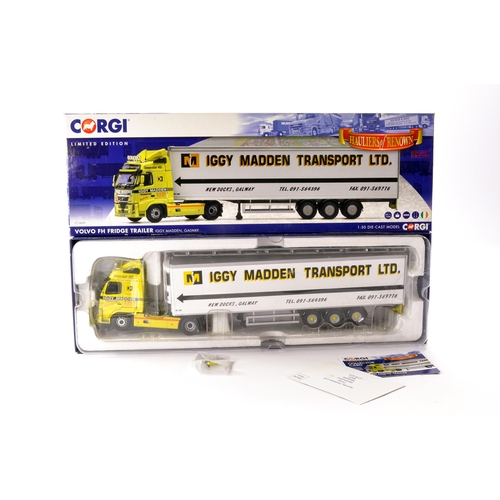 15 - Corgi Diecast Model Truck issue comprising No. CC14029 Volvo FH Fridge Trailer in the livery of Iggy... 