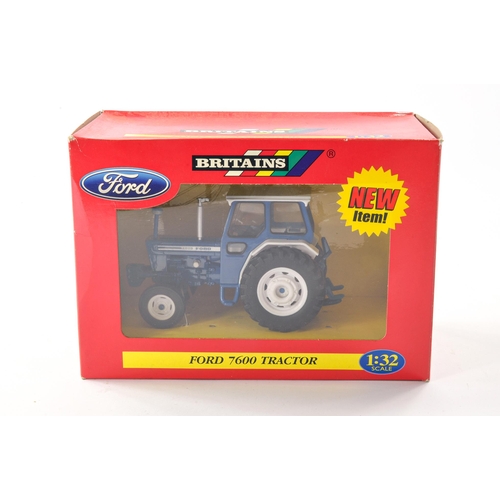 175 - Britains 1/32 Farm Issue Comprising Ford 7600 Tractor. Appears Excellent and secured in Box with no ... 