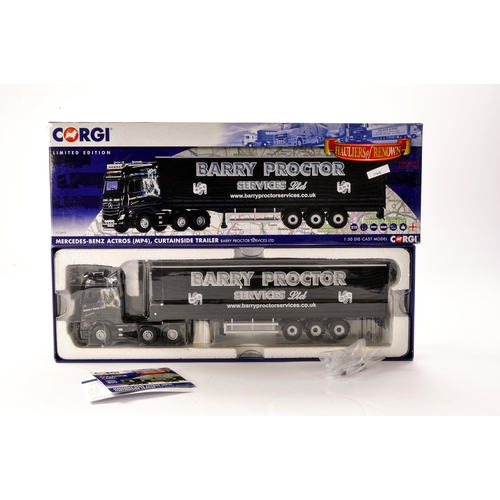 24 - Corgi Diecast Model Truck issue comprising No. CC15810 Mercedes Benz Actros Curtainside in the liver... 