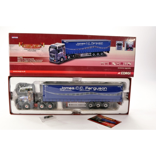 28 - Corgi Diecast Model Truck issue comprising No. CC15204 MAN TGX Curtainside in the livery of James Fe... 