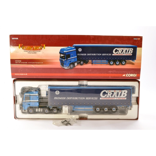 35 - Corgi Diecast Model Truck issue comprising No. CC14102 DAF 105 Curtainside in the livery of ARR Crai... 