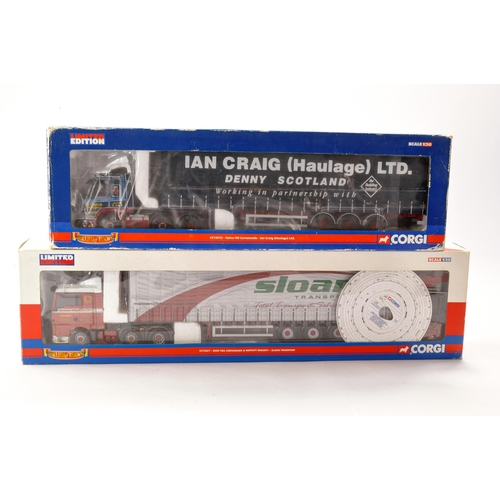 38 - Corgi Diecast Model Truck issues comprising No. CC13512 Volvo Curtainside in the livery of Ian Craig... 