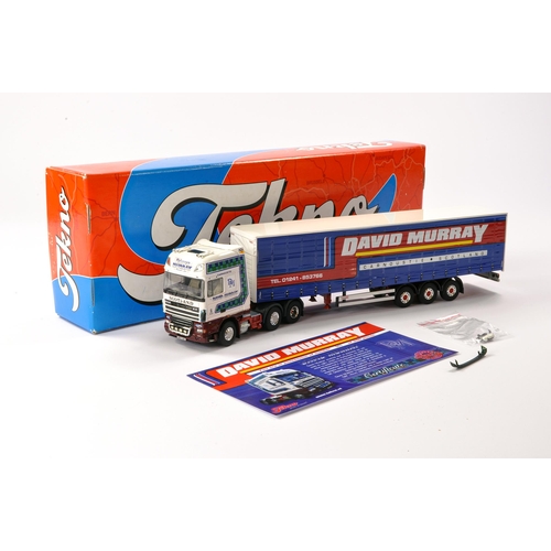 52 - Tekno Diecast Model Truck issue comprising Scania DAF XF Curtainside Trailer in the livery of David ... 