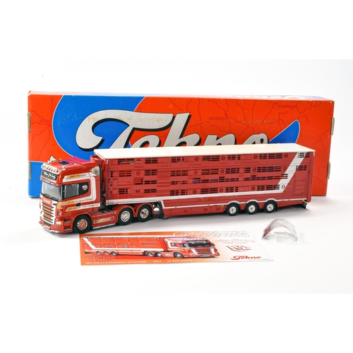 56 - Tekno Diecast Model Truck issue comprising Scania R730 Livestock Transporter in the livery of Wilson... 