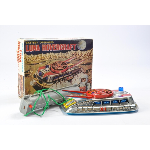 574 - TPS Japanese Battery Operated Tinplate issue comprising Luna Hovercraft. In good working order, appe... 