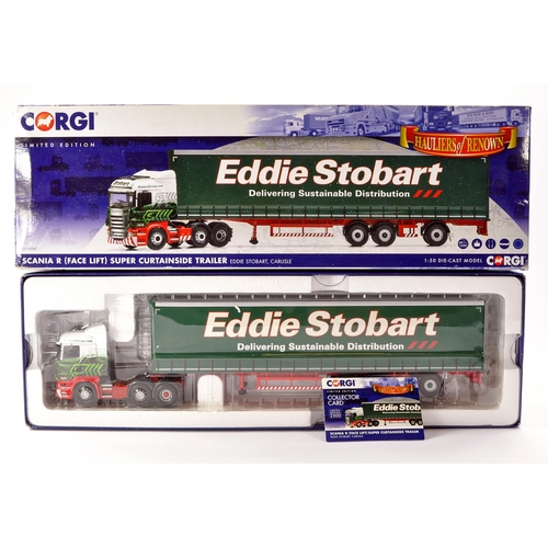 6 - Corgi Diecast Model Truck issue comprising No. CC13747 Scania R Face Lift Super Curtainside in the l... 