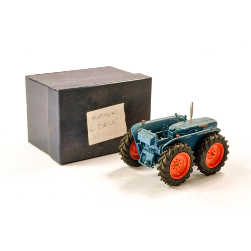 122 - Hand built Scaledown 1/32 Farm issue comprising County Four Drive Tractor. Model with signs of some ... 