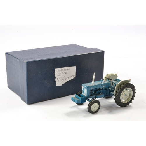 127 - Hand built Scaledown 1/32 Farm issue comprising Fordson Major New Performance Tractor. Model with si... 