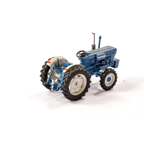 134 - Hand built G&B or similar Britains Based 1/32 Farm issue comprising Roadless Ploughmaster 95 Tractor... 