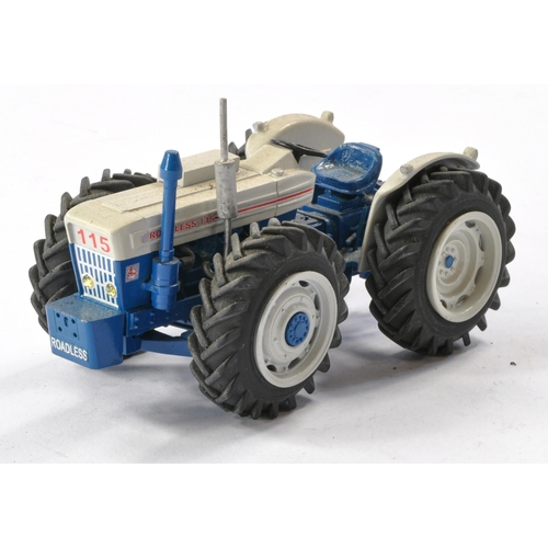 135 - Hand built G&B 1/32 Farm issue comprising Roadless Ploughmaster 115 Tractor. Model with signs of som... 