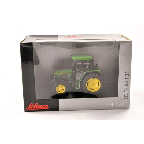 147 - Schuco 1/32 Farm Issue comprising John Deere 6400 Tractor. Appears Excellent and secure in Box with ... 