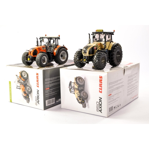 150 - Wiking 1/32 Farm issue comprising 1) Claas Arion 640 Tractor. Appears fair to Good has been displaye... 