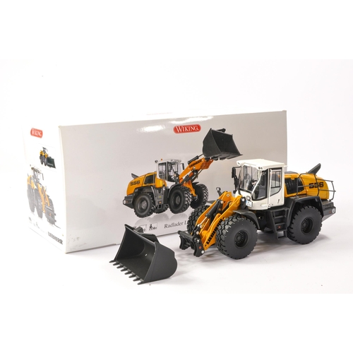 153 - Wiking 1/32 Farm Issue comprising Liebherr L556 wheel loader Tractor. Appears Very Good to Excellent... 