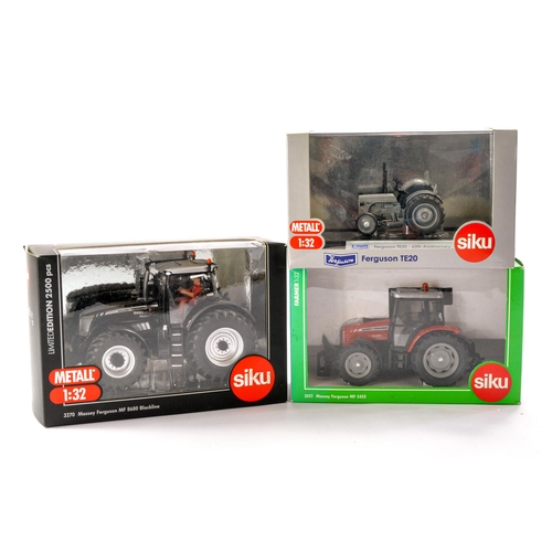 154 - Siku1/32 Farm Issue comprising 1) Ferguson TE20 - 60th Anniversary. Appears Excellent and secure in ... 