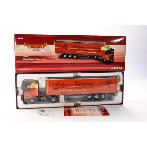 16 - Corgi Diecast Model Truck issue comprising No. CC14803 Scania 113/143 Curtainside in the livery of M... 