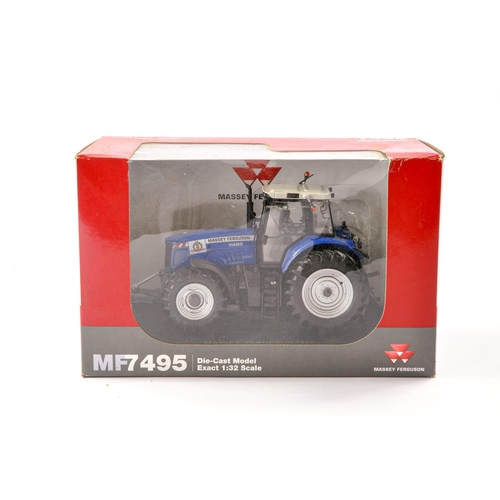 160 - Universal Hobbies 1/32 Farm Issue comprising Massey Ferguson 7495 Series Tractor. Appears Excellent ... 