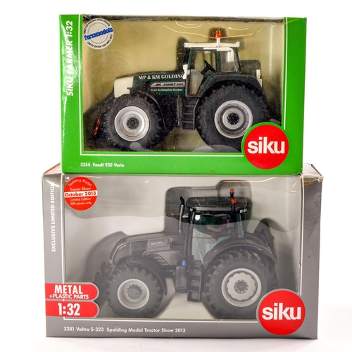 185 - Siku 1/32 Farm Issues comprising 1) Fendt 930 Vario Tractor MP & KM Limited edition. Appears Excelle... 