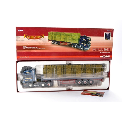 20 - Corgi Diecast Model Truck issue comprising No. CC13721 Scania R Flatbed and Straw Load in the livery... 