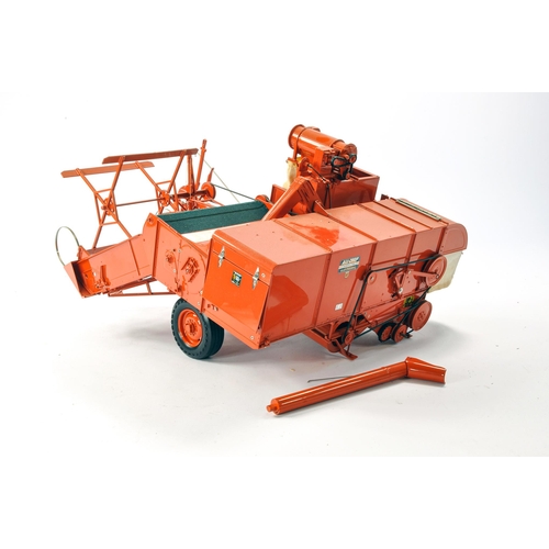 216 - Franklin Mint 1/12 Allis Chalmers trailed combine harvester. Generally Good however has been display... 