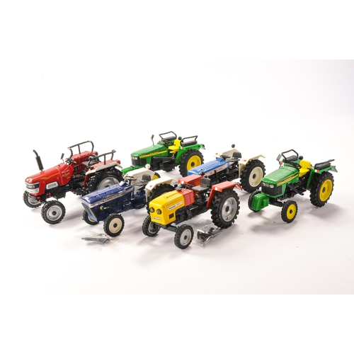 219 - A group of 1/24 Resin Tractor issues comprising in various Indian makers. All appear to be generally... 