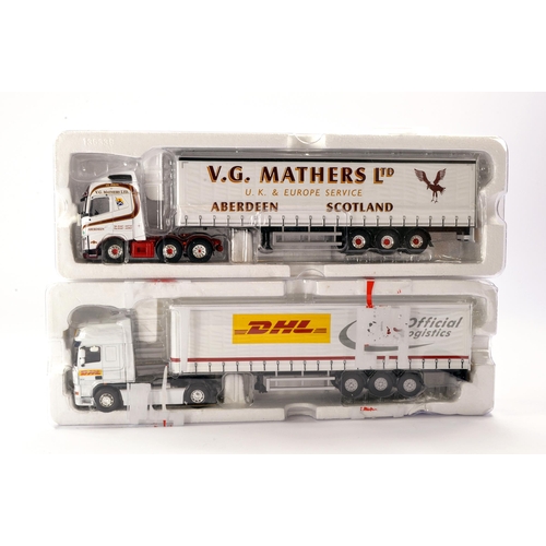 22 - Corgi Diecast Model Truck issue comprising Martley Code 3 DAF Curtainside in the livery of DHL, look... 