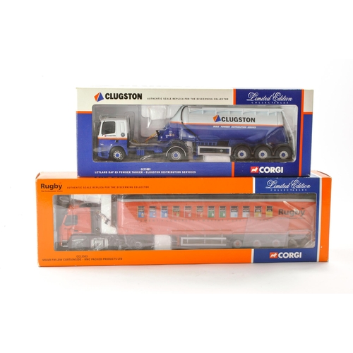 232 - Corgi 1/50 Diecast Model Truck issue comprising 1) No. CC11801 Scania 111 Leyland DAF 85 Powder Tank... 