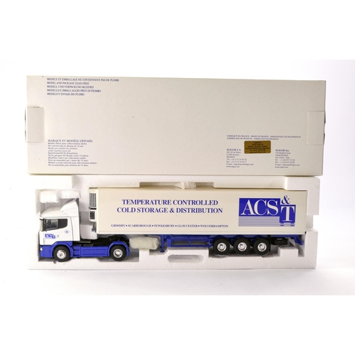 235 - Eligor 1/43 Diecast Model Truck Issue Comprising Scania Fridge Trailer in the livery of ACS & T. App... 