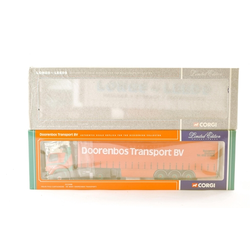 251 - Corgi 1/50 Diecast Model truck issue comprising 1) No. CC13202 DAF XF Space cab Curtainside in the l... 