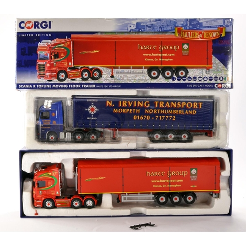 26 - Corgi Diecast Model Truck issues comprising Irving (inner Box only) and Harte Group. Both fair and i... 