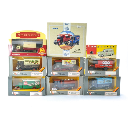 271 - Corgi Diecast issues comprising nine boxed commercial issues in various promotional liveries. Includ... 