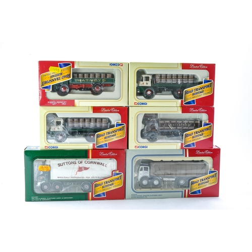 278 - Corgi Diecast Truck issues comprising sixed boxed examples from the Road Transport Heritage Series. ... 